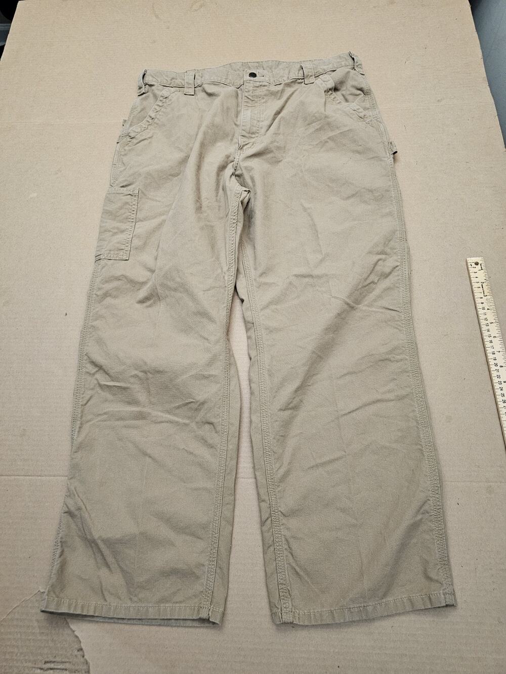Carhartt B151 DKH Loose Fit 40x30 Canvas Utility Carpenter Work Pants